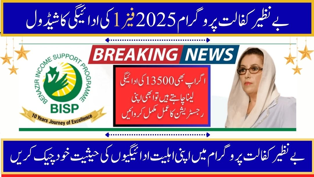 Benazir Kafaalat Program 2025
