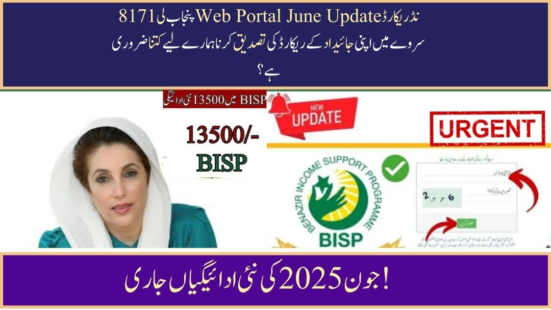 June Sees the Launch of the 8171 Web Portal—BISP Phase 3 Update 2025